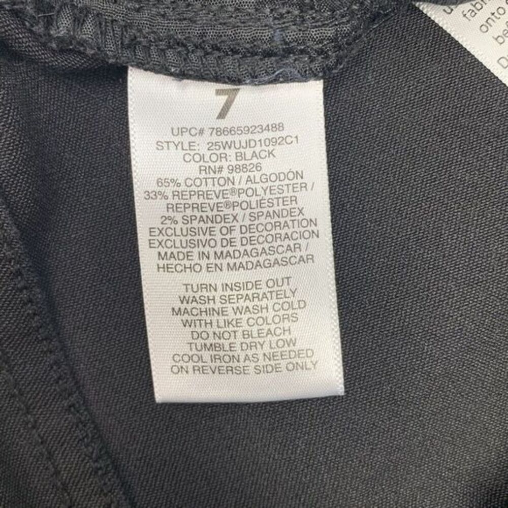 Jordache Black Skinny‎ Stretch Girl's Jeans Size 7 - Picture 7 of 9